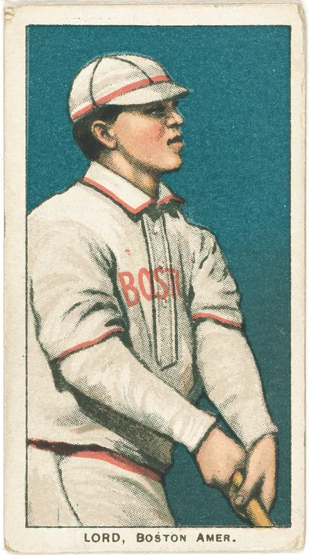 Front of Harry Lord card, 1909 T206 White Borders, catalog no. 2938