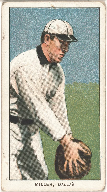 Front of Molly Miller card, 1909 T206 White Borders, catalog no. 3409