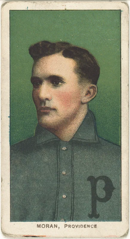 Front of Herbie Moran card, 1909 T206 White Borders, catalog no. 3452