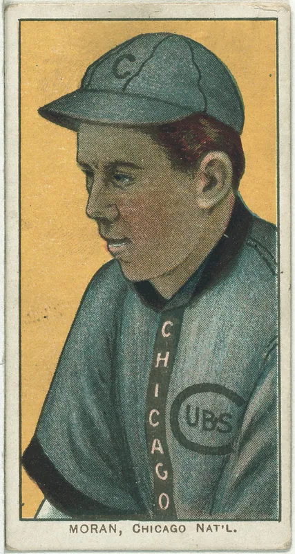 Front of Pat Moran card, 1909 T206 White Borders, catalog no. 3467