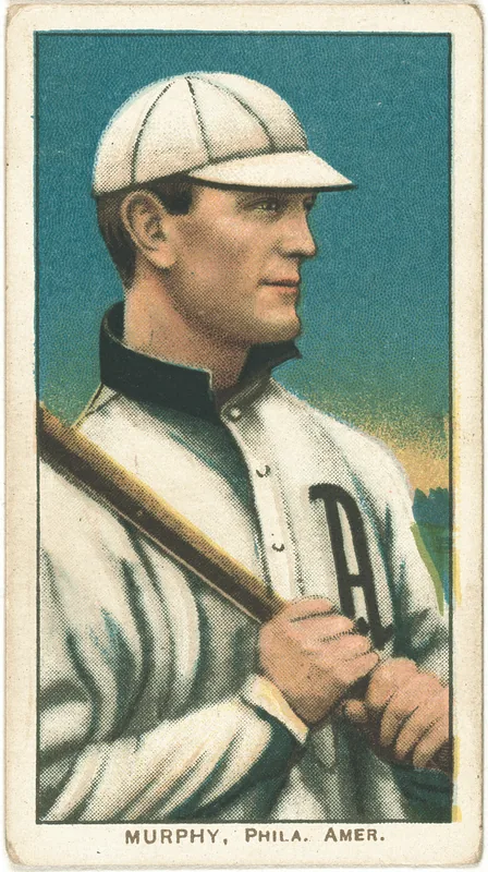 Front of Danny Murphy card, 1909 T206 White Borders, catalog no. 3531