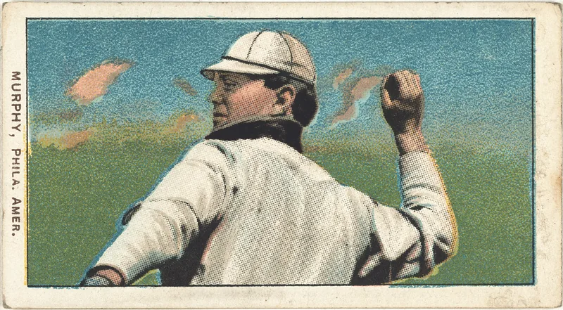Front of Danny Murphy card, 1909 T206 White Borders, catalog no. 3542