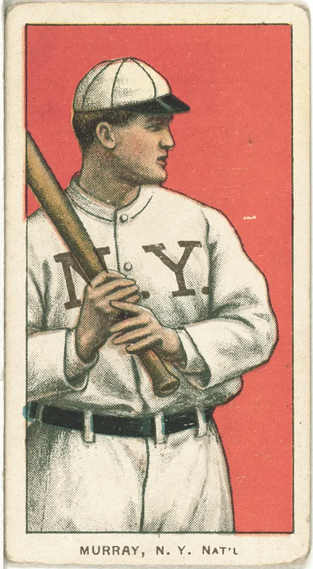 Front of Red Murray card, 1909 T206 White Borders, catalog no. 3548