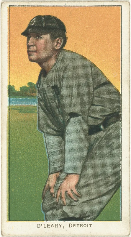 Front of Charley O'Leary card, 1909 T206 White Borders, catalog no. 3682