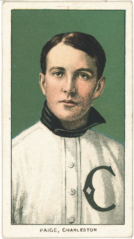 Front of Pat Paige card, 1909 T206 White Borders, catalog no. 3772
