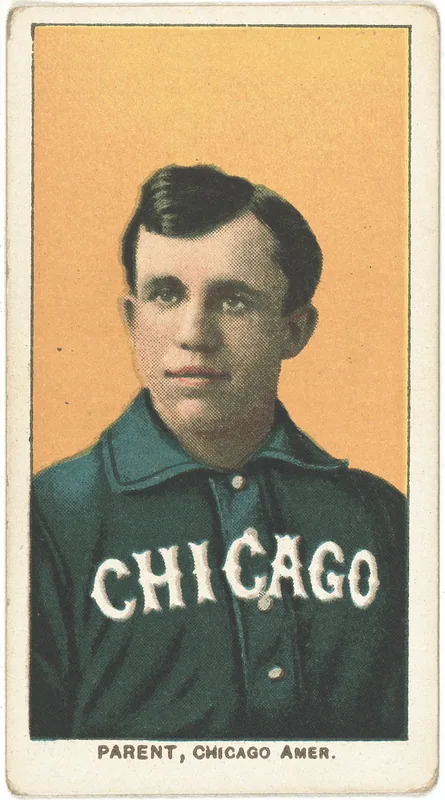 Front of Freddy Parent card, 1909 T206 White Borders, catalog no. 3777