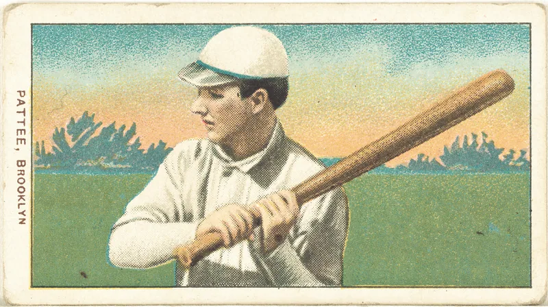 Front of Harry Pattee card, 1909 T206 White Borders, catalog no. 3807