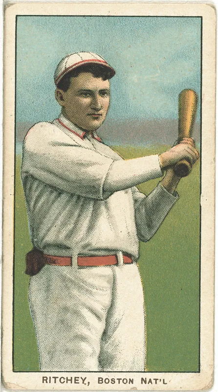 Front of Claude Ritchey card, 1909 T206 White Borders, catalog no. 4081