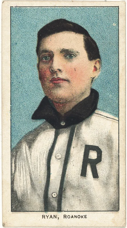 Front of Ray Ryan card, 1909 T206 White Borders, catalog no. 4147
