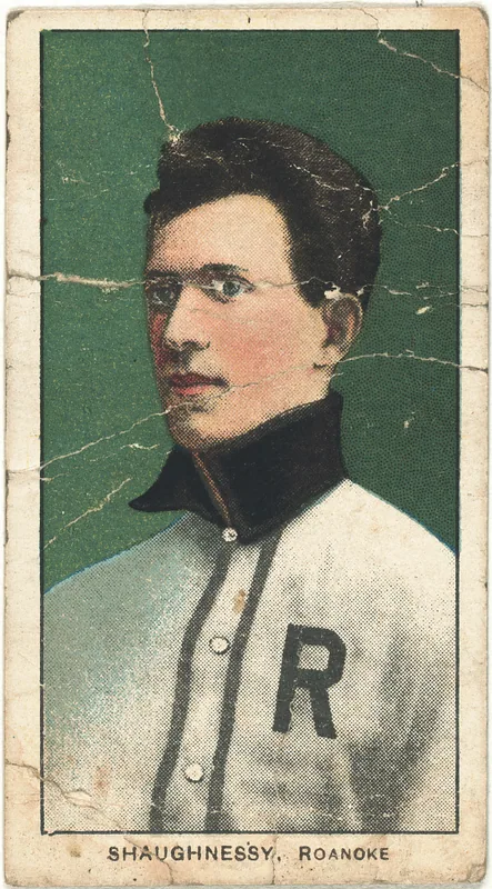 Front of Shag Shaughnessy card, 1909 T206 White Borders, catalog no. 4345