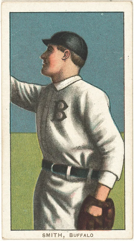 Front of Heinie Smith card, 1909 T206 White Borders, catalog no. 4459