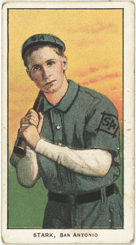 Front of Dolly Stark card, 1909 T206 White Borders, catalog no. 4563