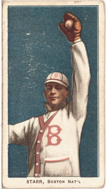 Front of Charlie Starr card, 1909 T206 White Borders, catalog no. 4564