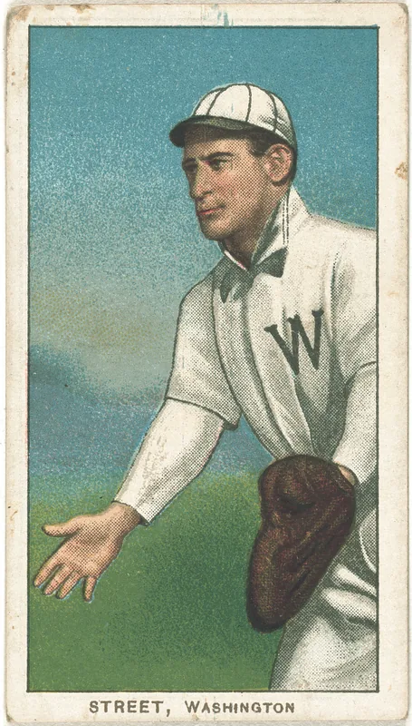 Front of Gabby Street card, 1909 T206 White Borders, catalog no. 4652