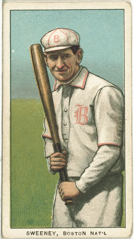 Front of Bill Sweeney card, 1909 T206 White Borders, catalog no. 4709