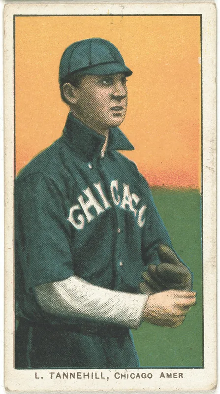 Front of Lee Tannehill card, 1909 T206 White Borders, catalog no. 4743