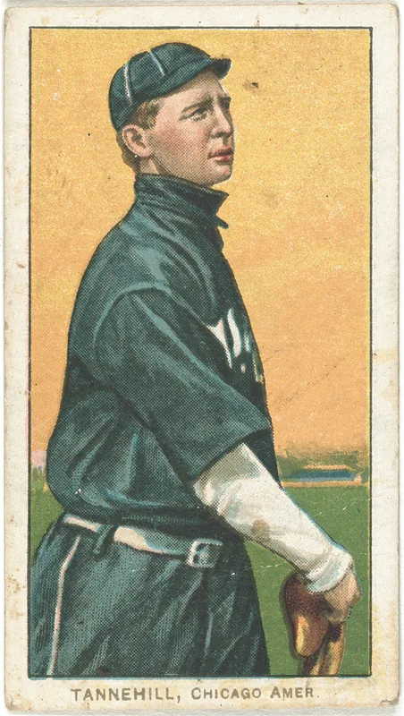 Front of Lee Tannehill card, 1909 T206 White Borders, catalog no. 4752