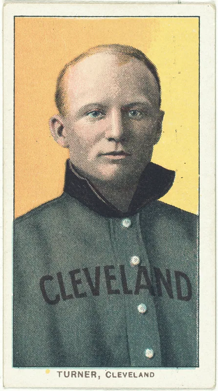 Front of Terry Turner card, 1909 T206 White Borders, catalog no. 4875