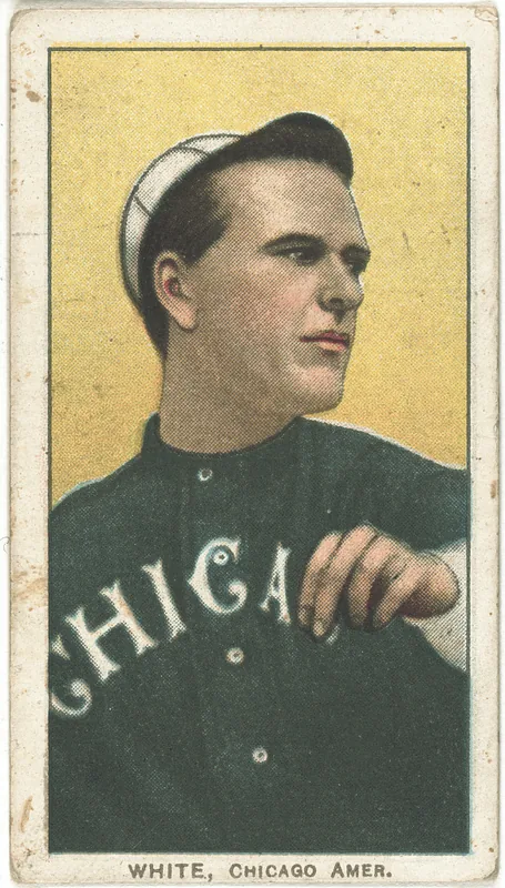 Front of Doc White card, 1909 T206 White Borders, catalog no. 5009