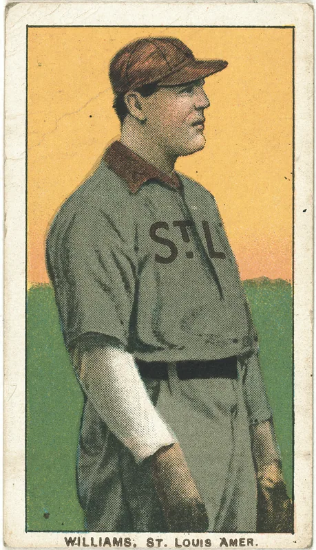 Front of Jimmy Williams card, 1909 T206 White Borders, catalog no. 5092