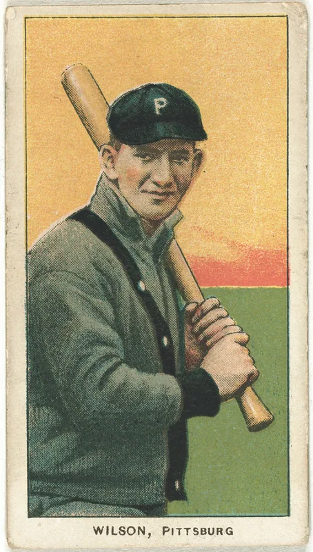 Front of Chief Wilson card, 1909 T206 White Borders, catalog no. 5151