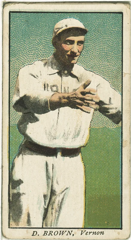 Front of Drummond Brown card, 1909 T212 Obak, catalog no. 11