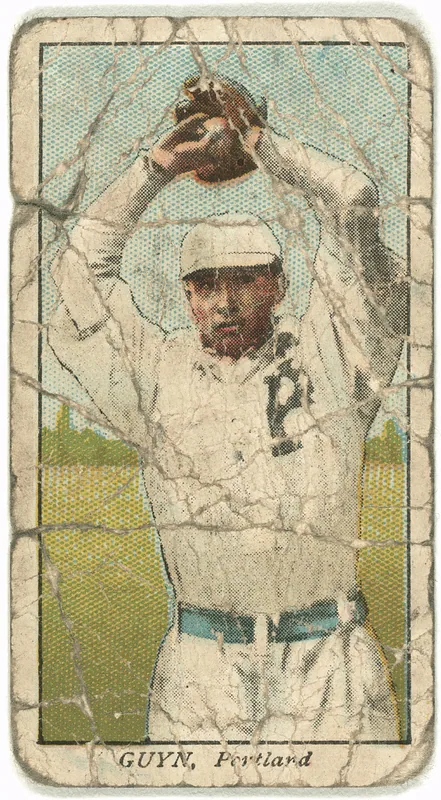 Front of Howard Guyn card, 1909 T212 Obak, catalog no. 32