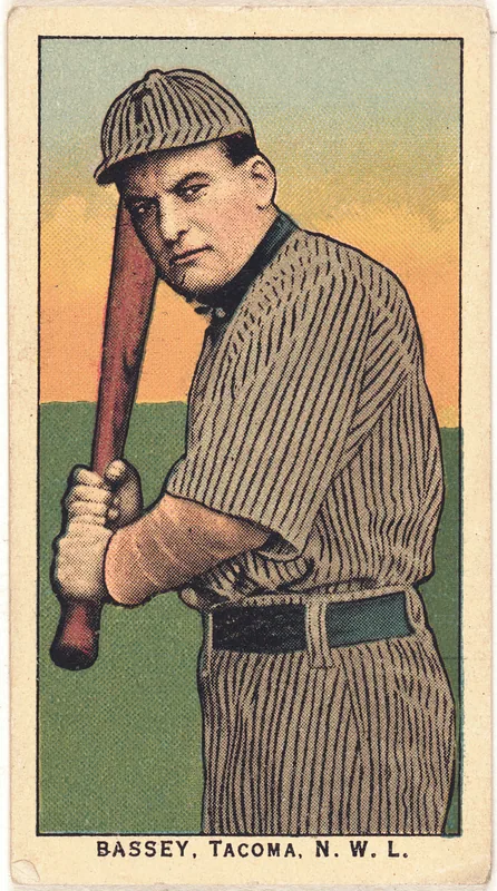 Front of John Bassey card, 1909 T212 Obak, catalog no. 83