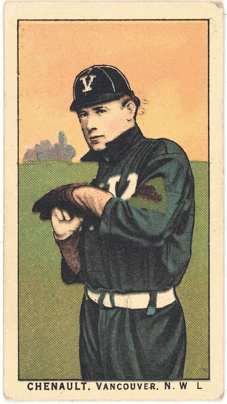 Front of William Chenault card, 1909 T212 Obak, catalog no. 114