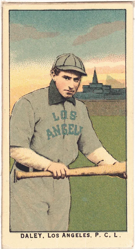 Front of Thomas Daley card, 1909 T212 Obak, catalog no. 122