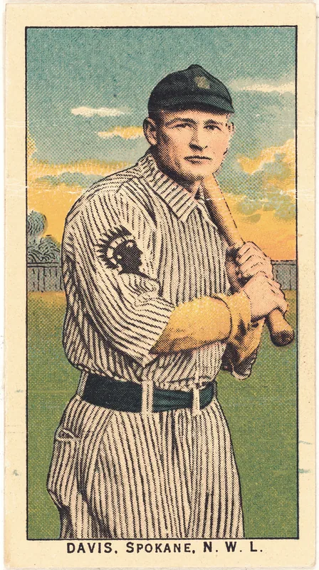 Front of Ben Davis card, 1909 T212 Obak, catalog no. 125
