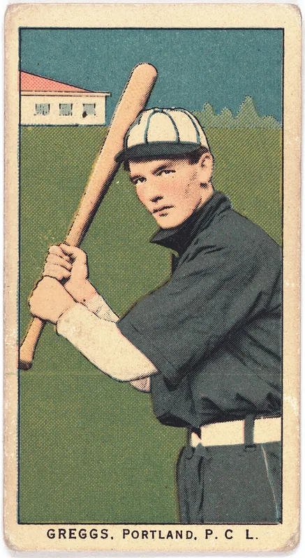 Front of Sylveanus Gregg card, 1909 T212 Obak, catalog no. 142