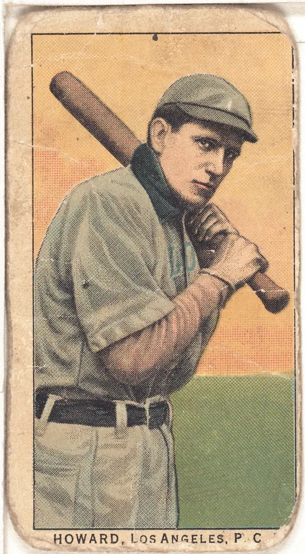 Front of Ivan Howard card, 1909 T212 Obak, catalog no. 159