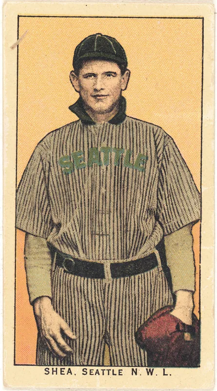 Front of Danny Shea card, 1909 T212 Obak, catalog no. 217