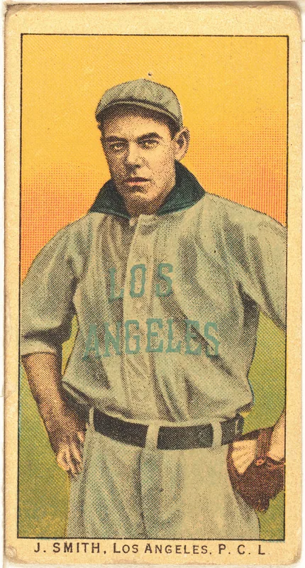 Front of Jud Smith card, 1909 T212 Obak, catalog no. 221