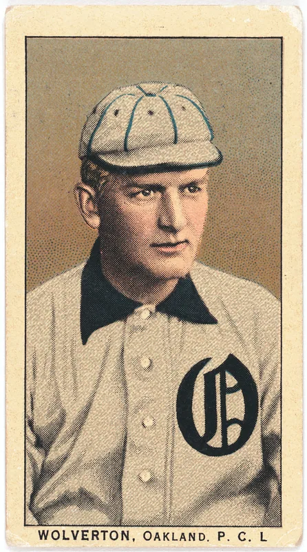 Front of Harry Wolverton card, 1909 T212 Obak, catalog no. 250