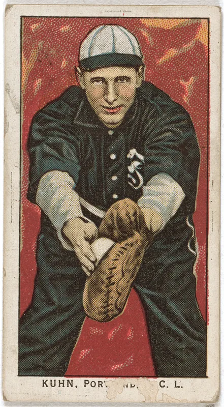 Front of Walter Kuhn card, 1909 T212 Obak, catalog no. 332