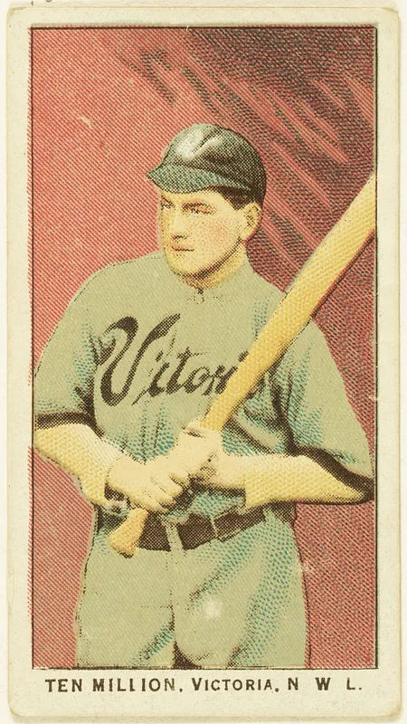 Front of Ten Million card, 1909 T212 Obak, catalog no. 350