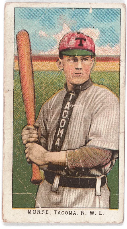 Front of Hap Morse card, 1909 T212 Obak, catalog no. 354