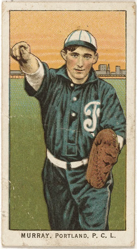 Front of Thomas Murray card, 1909 T212 Obak, catalog no. 357