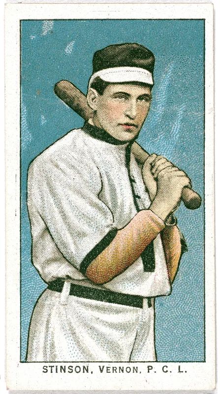 Front of George Stinson card, 1909 T212 Obak, catalog no. 398