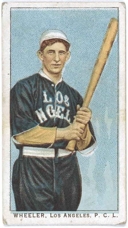 Front of George Wheeler card, 1909 T212 Obak, catalog no. 418