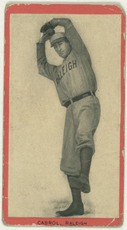 Front of Cabrol card, 1910 T210 Old Mill, catalog no. 83