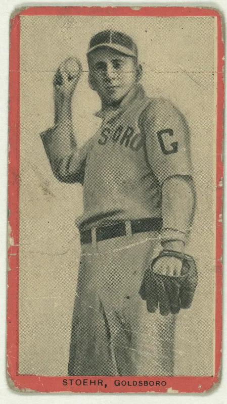 Front of Frederick Stoehr card, 1910 T210 Old Mill, catalog no. 554