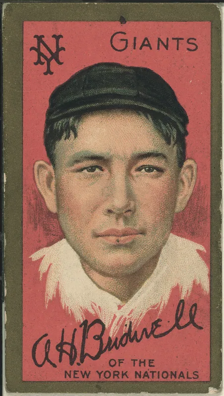 Front of Al Bridwell card, 1911 T205 Gold Borders, catalog no. 176