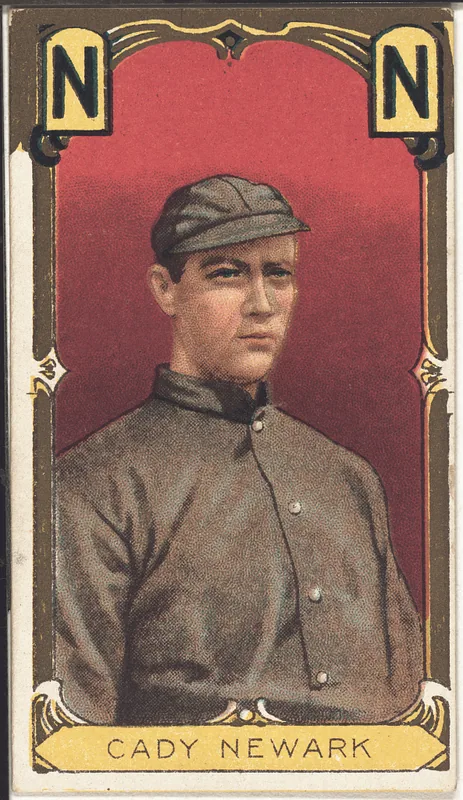 Front of Hick Cady card, 1911 T205 Gold Borders, catalog no. 203