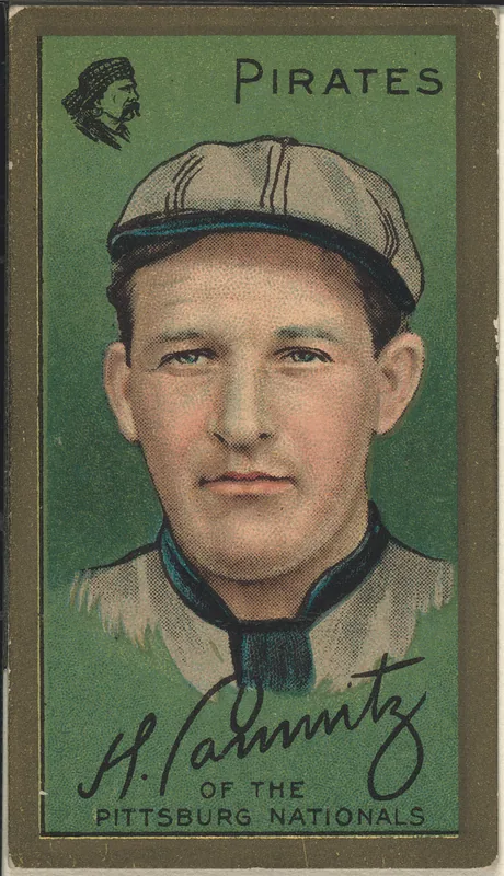 Front of Howie Camnitz card, 1911 T205 Gold Borders, catalog no. 208