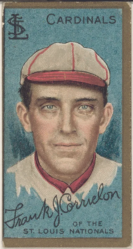 Front of Frank J. Corridon card, 1911 T205 Gold Borders, catalog no. 291
