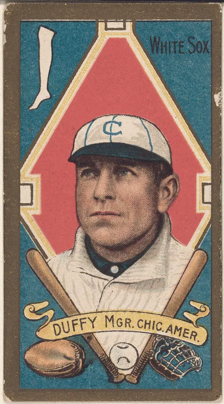 Front of Hugh Duffy card, 1911 T205 Gold Borders, catalog no. 399