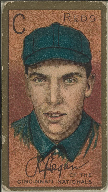 Front of Dick Egan card, 1911 T205 Gold Borders, catalog no. 418